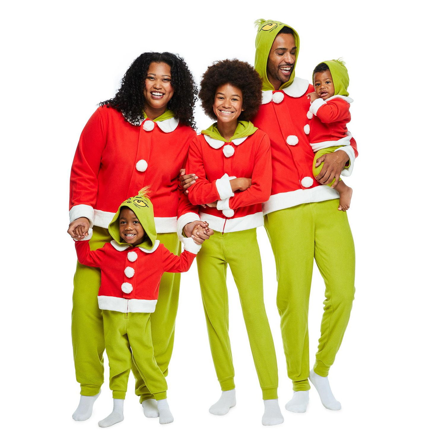 The Grinch Family Santa Sleeper, Sizes for the family