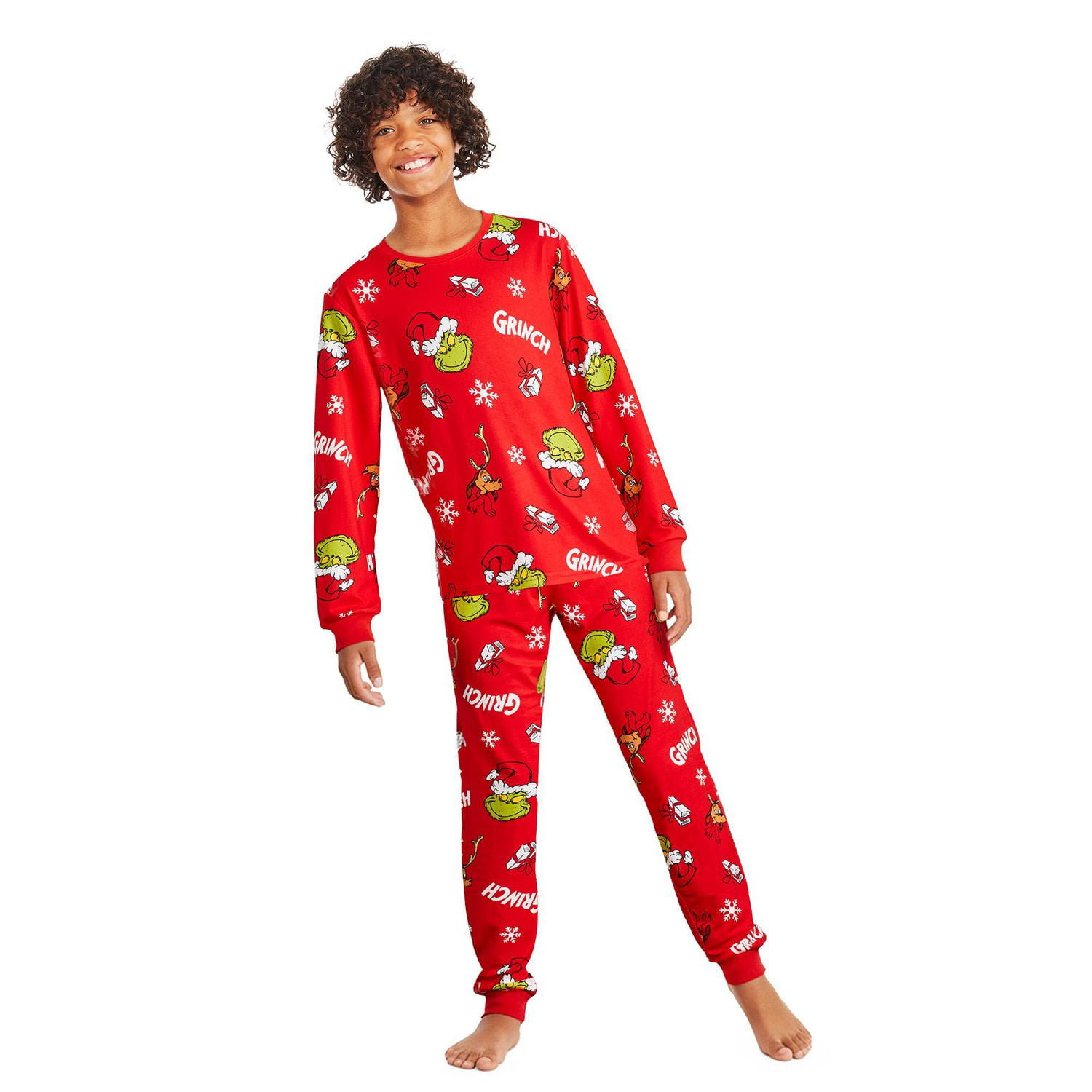 Pyjamas Le Grinch pour toute la famille Tailles pour toute la famille