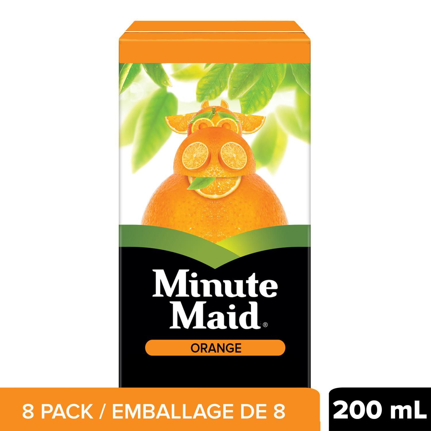 Minute Maid 100 Orange Juice From Concentrate 200mL carton 8 pack