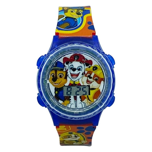 Paw Patrol Kids LCD Watch with Rotating Flashing Lights