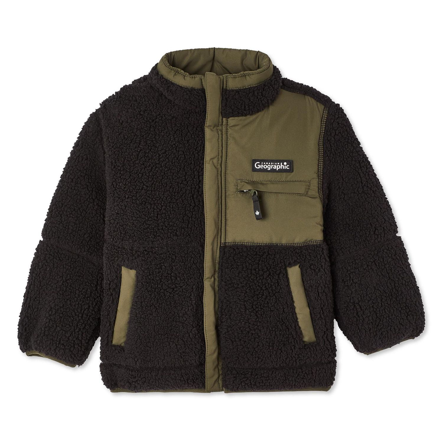 Canadiana x RCGS Toddlers' Gender Inclusive Reversible Fleece Jacket, Sizes 2T-5T