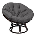 thumbnail image 1 of Classic Accessories Montlake Water-Resistant 50 Inch Papasan Cushion, Light Charcoal, 1 of 5