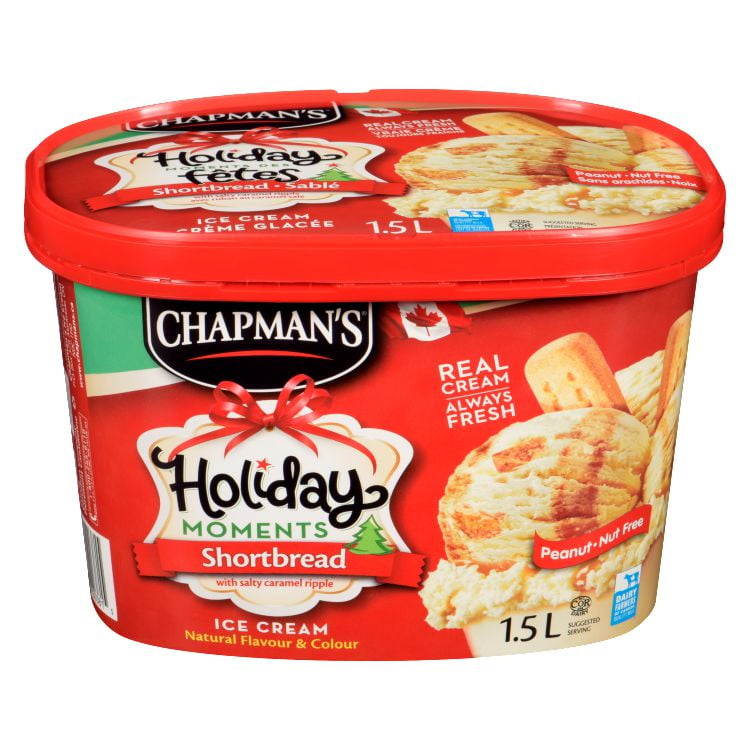 Chapman's Holiday Moments Shortbread Ice Cream Walmart Canada