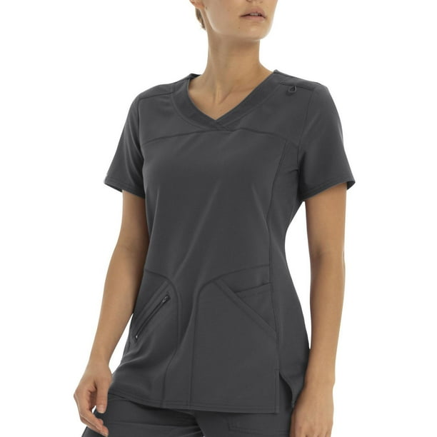 Scrubstar Women's Performance Stretch Mock Wrap Scrub Top Walmart.ca