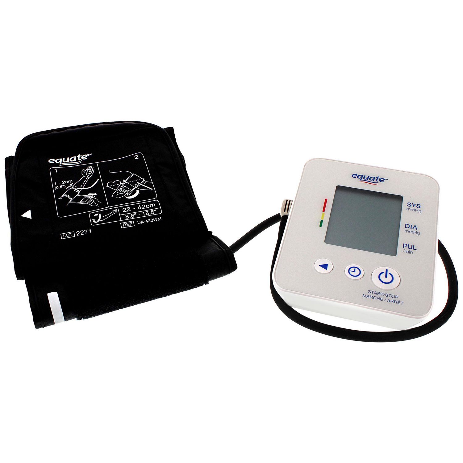 Equate 4000 Series Upper Arm Blood Pressure Monitor