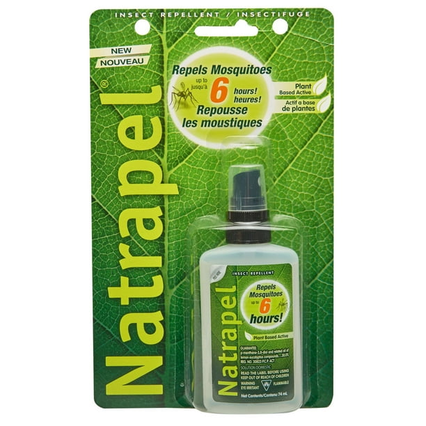 Natrapel® l’insectifuge 6 heures à l’eucalyptus citronné à 30 % Insecticide à base de plantes