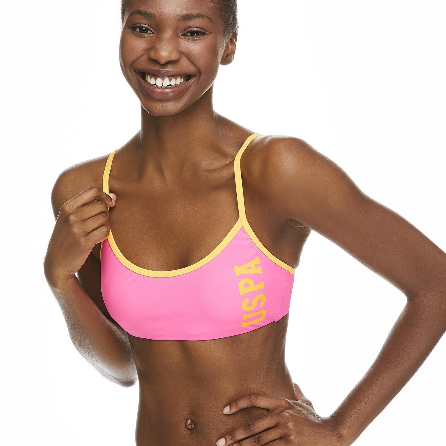 Haut de bikini à encolure dégagée USPA pour femmes