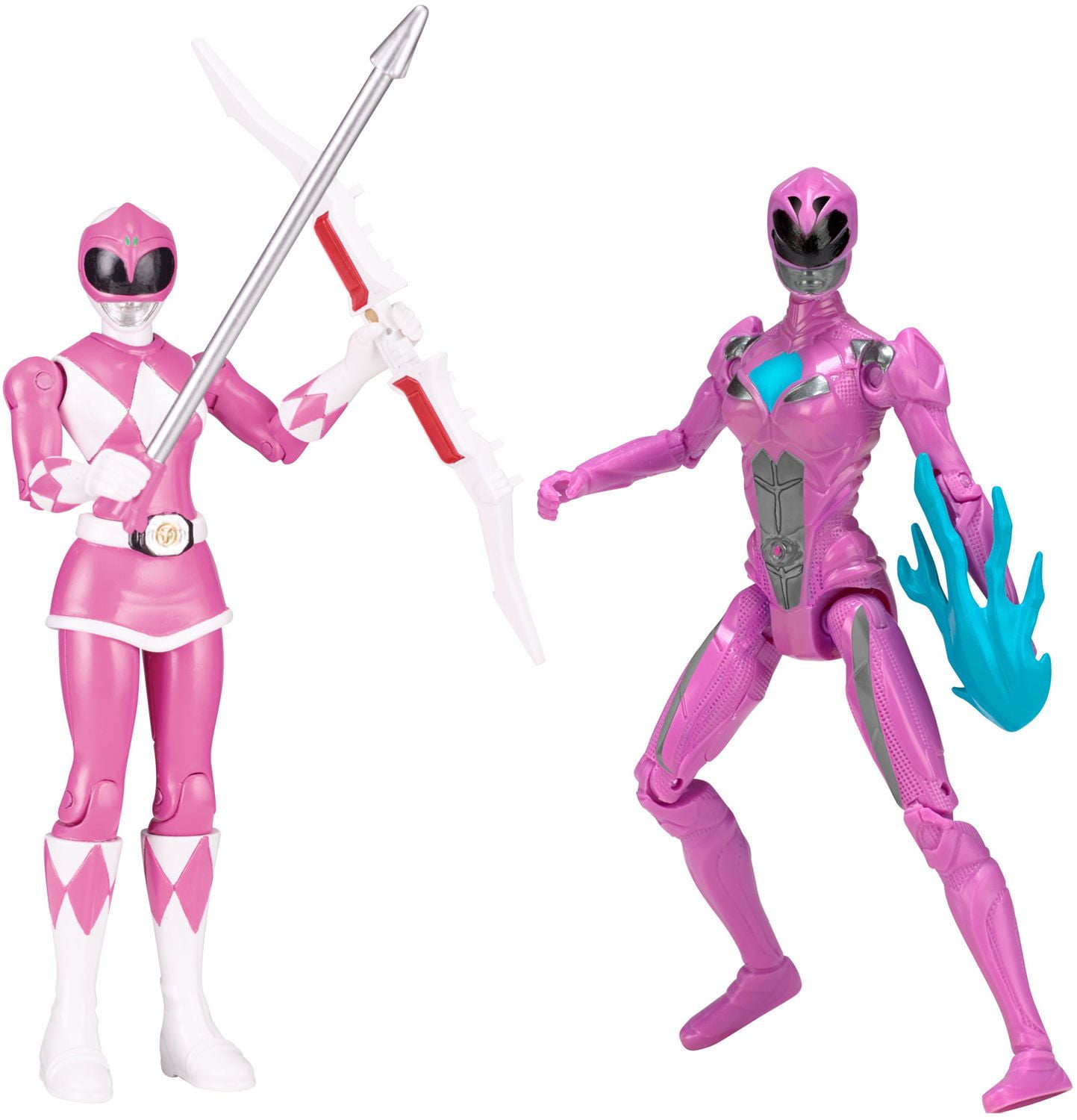 Power Rangers Then & Now Pink Ranger Action Figure Set 