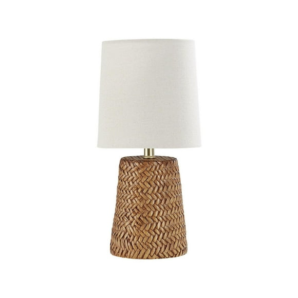 HOMETRENDS Accent Lamp, 13 in., wood finish
