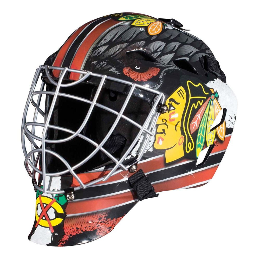 Franklin Sports LNH Masque de gardien Chicago Blackhawks GFM 1500 ...