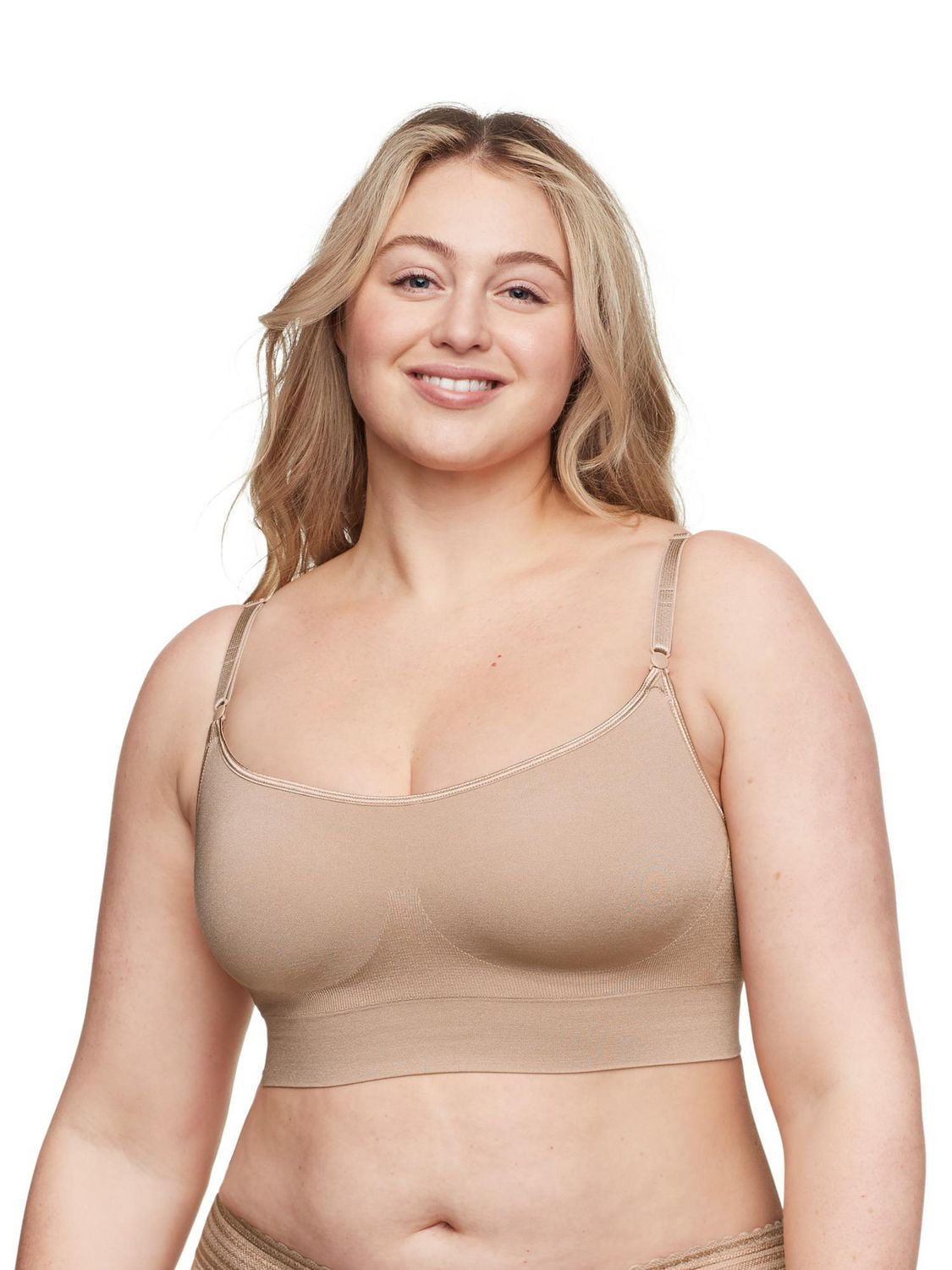 Warner's Women's Easy Does It® Dig-Free comfort Band Wireless lightly lined convertible bra RM0911E