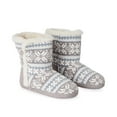thumbnail image 2 of Time and Tru Women's Boot Slippers, 2 of 4
