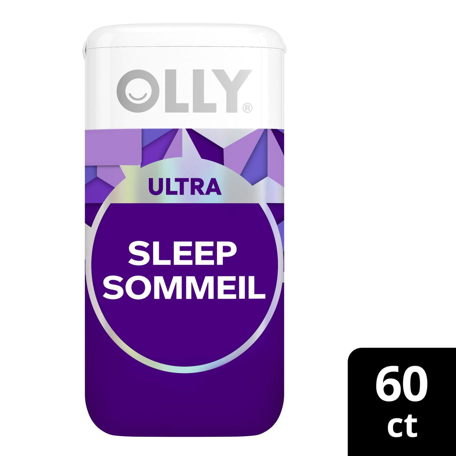 OLLY Ultra Strength Sleep Softgels, 10mg Melatonin, L-Theanine, Chamomile, Magnesium, Lemon Balm, Sleep Nighttime Sleep Aid 60 count, 60 count