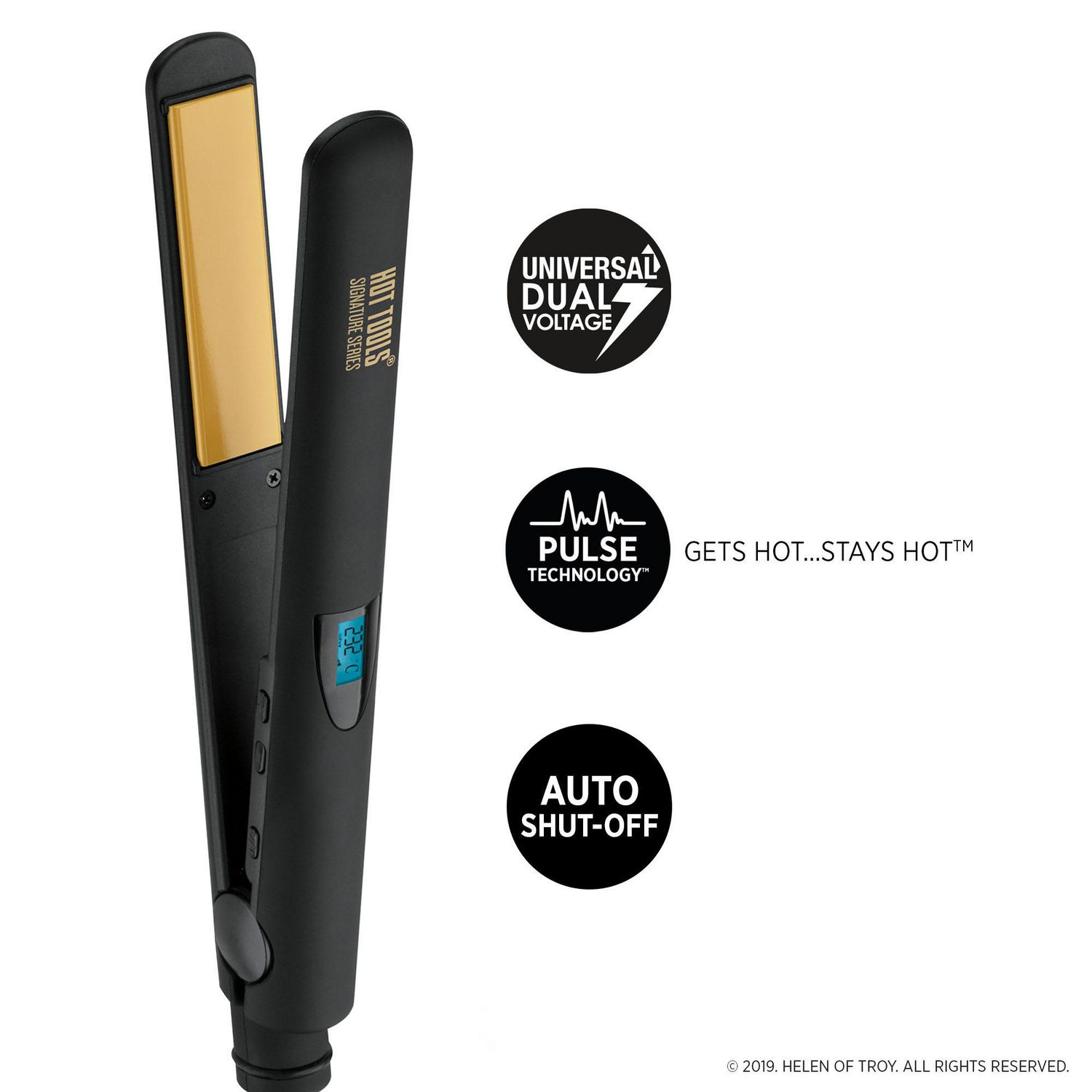 Hot tools 1 outlet inch flat iron