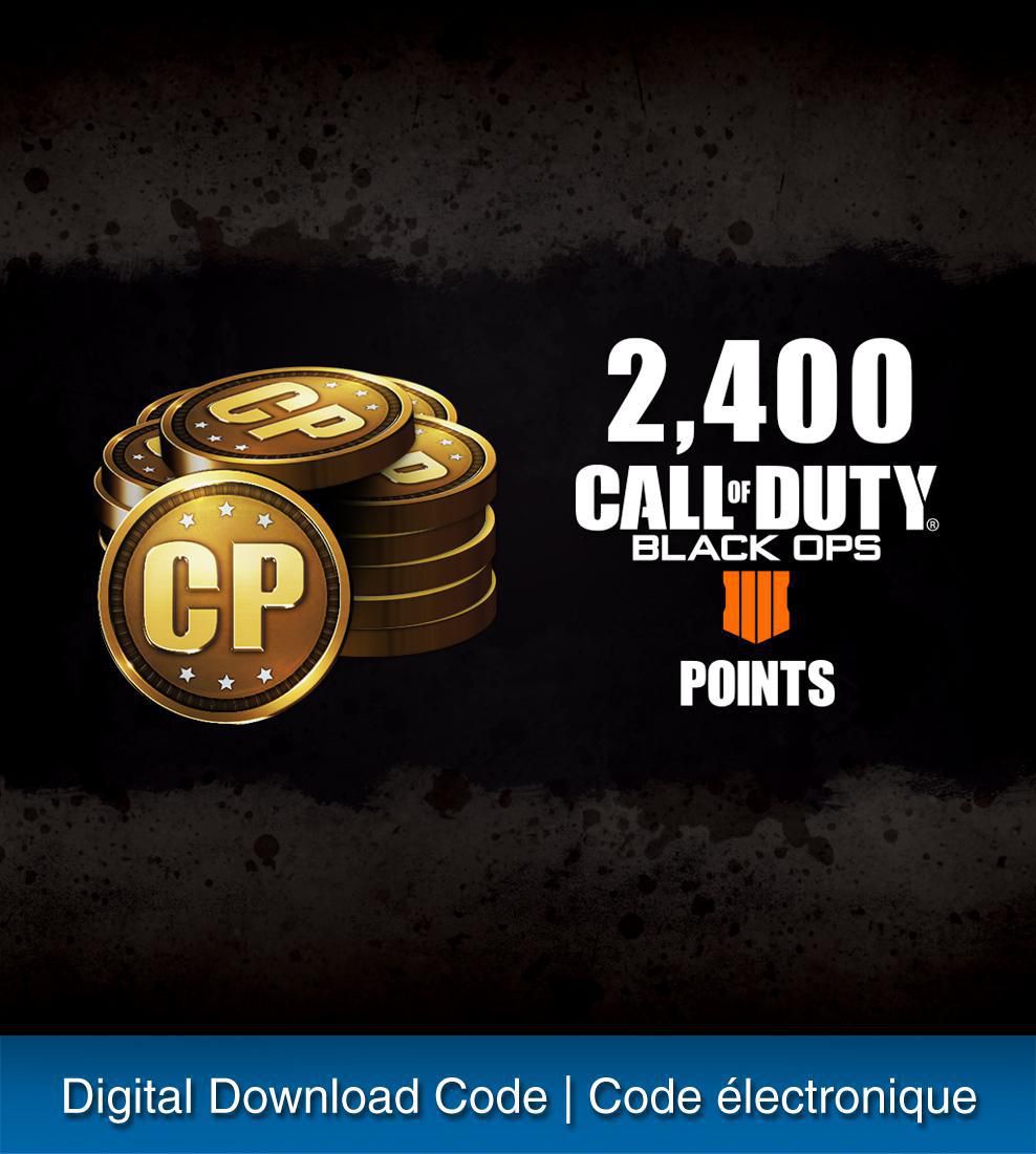 Ps4 Call Of Duty Black Ops 4 Cod Points 2400 Download Walmart Canada