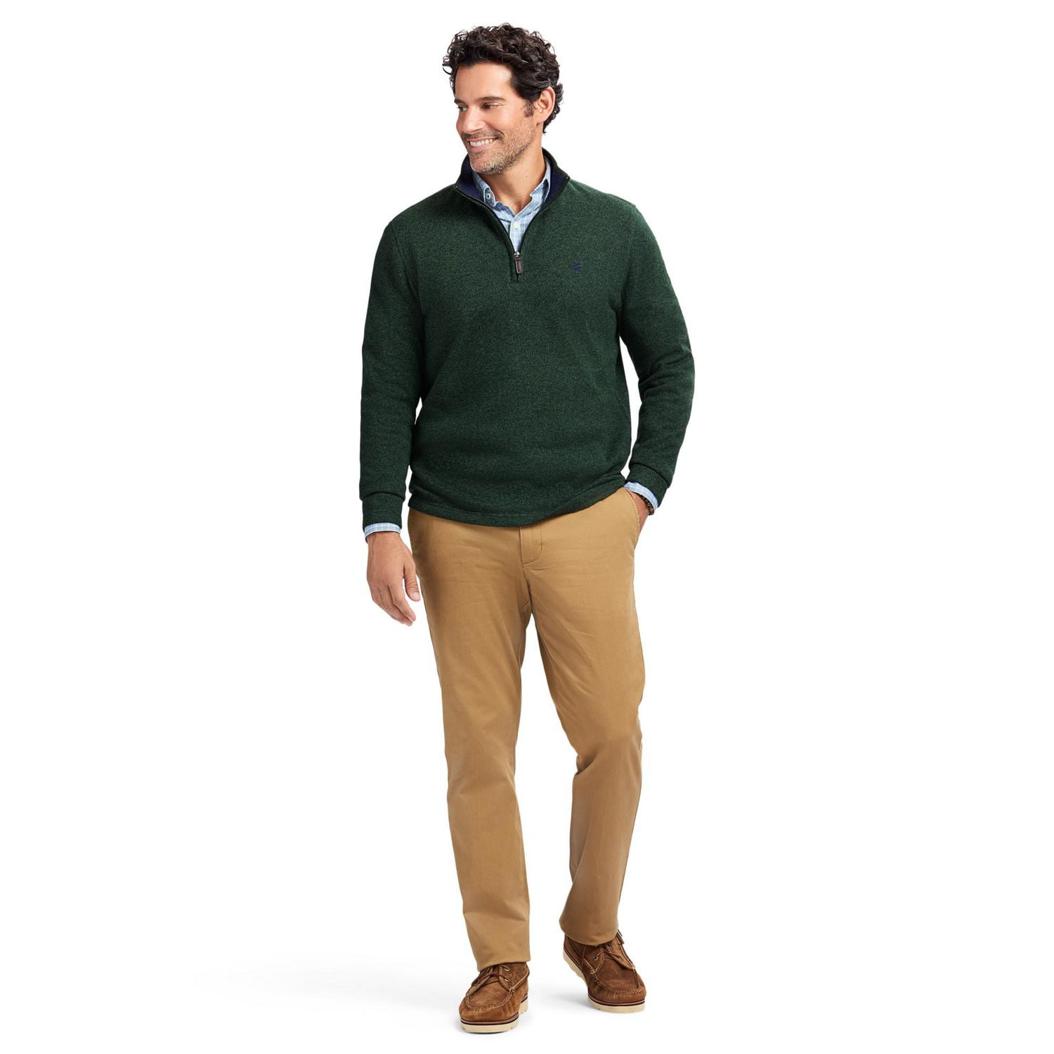 IZOD PULL 1/4 FERMETURE ÉCLAIR HOMME Tailles P-TTG