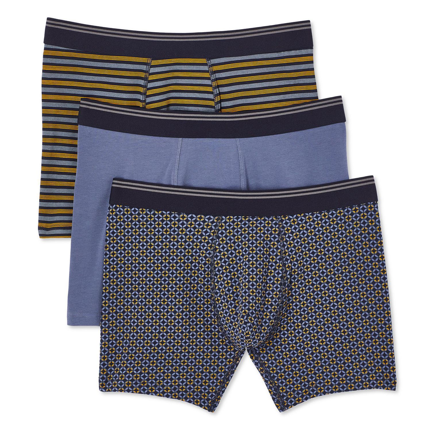 Lot de 3 caleçons boxeurs George pour hommes