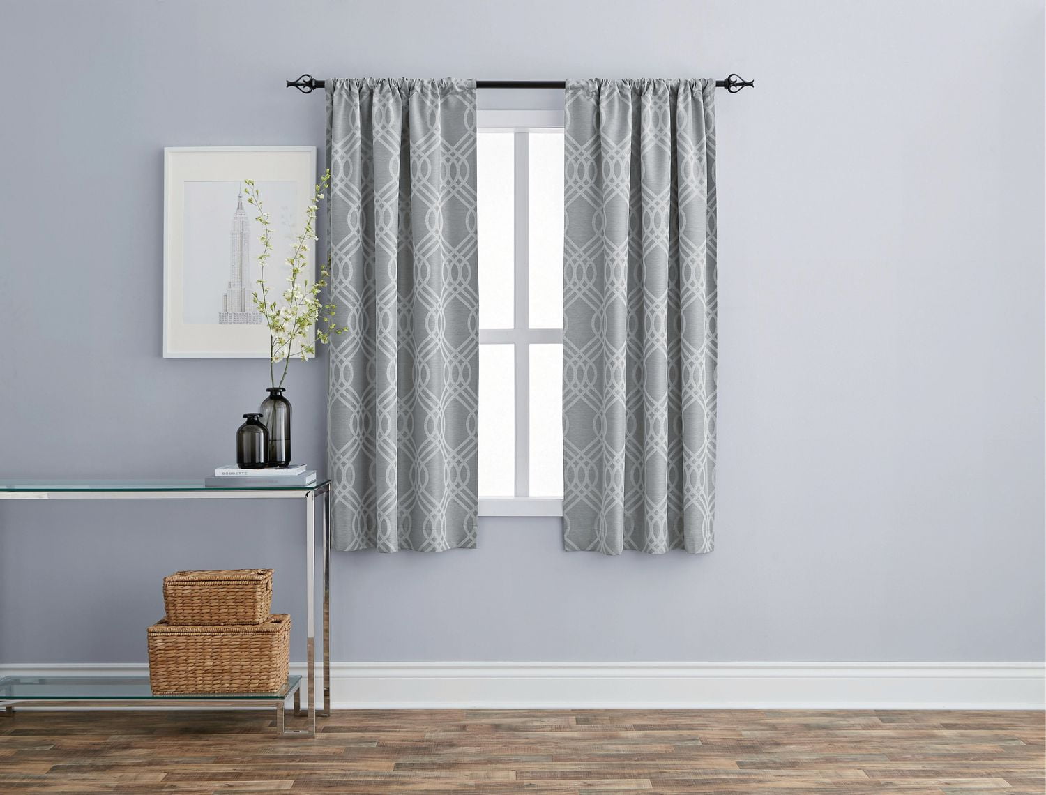 Eclipse Zana Trellis Blackout Curtain Panel Walmart Canada