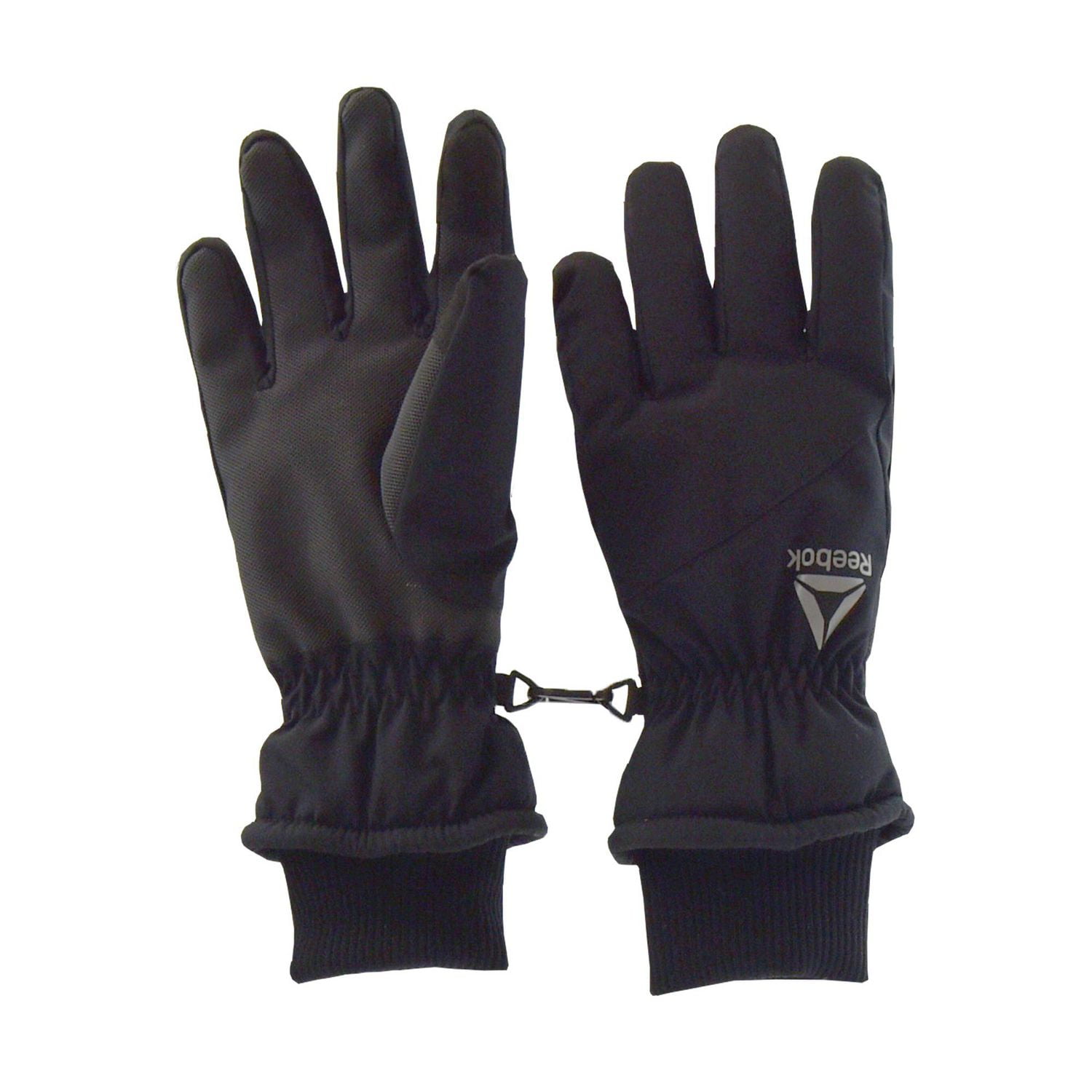 gants Reebok pour femmes. Logo réfléchissant. Résistants au vent Poignet élastiqué. Attache