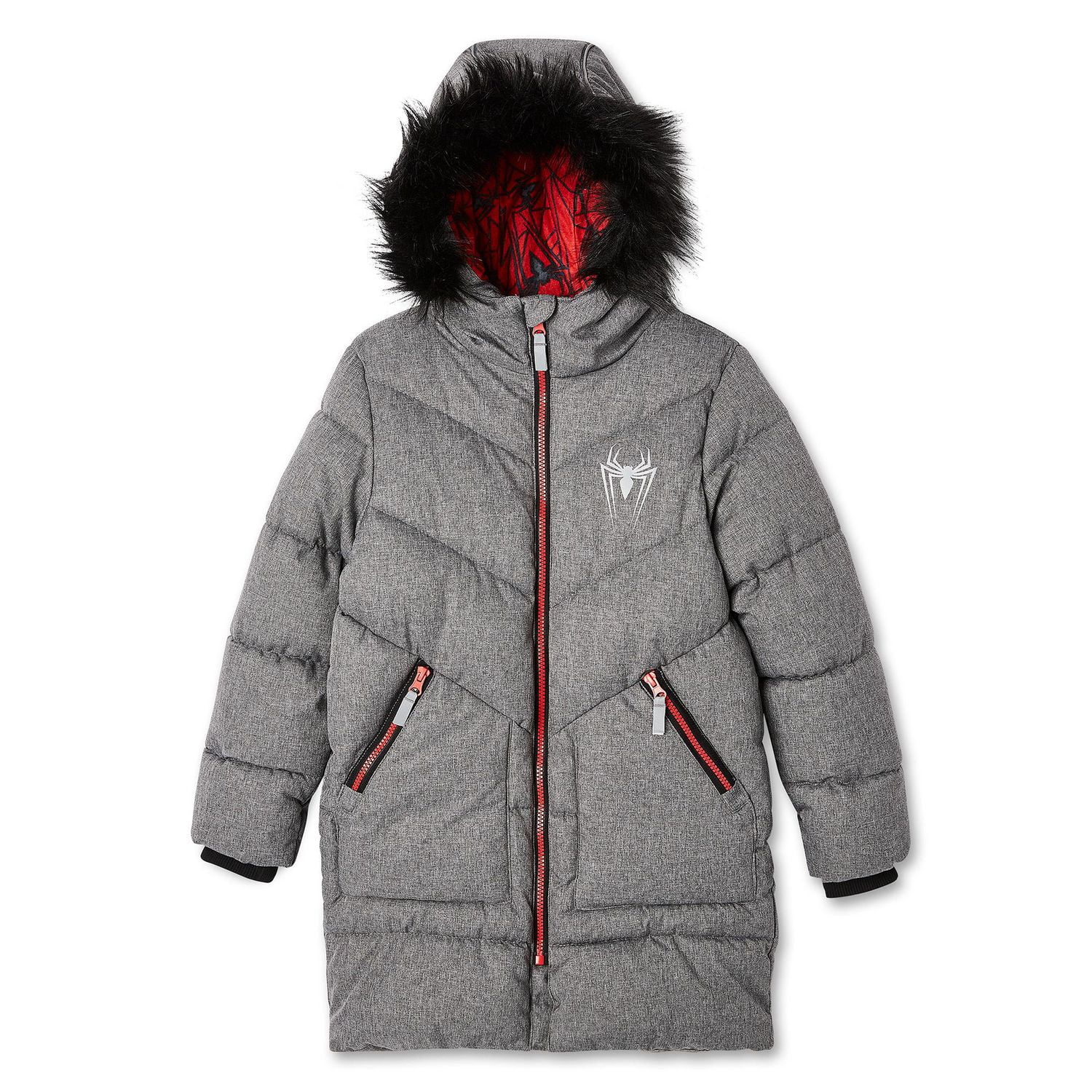 Boys clearance grey parka