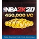 PS4 NBA 2K20: 450,000 VC Pack [Download] – image 1 sur 1