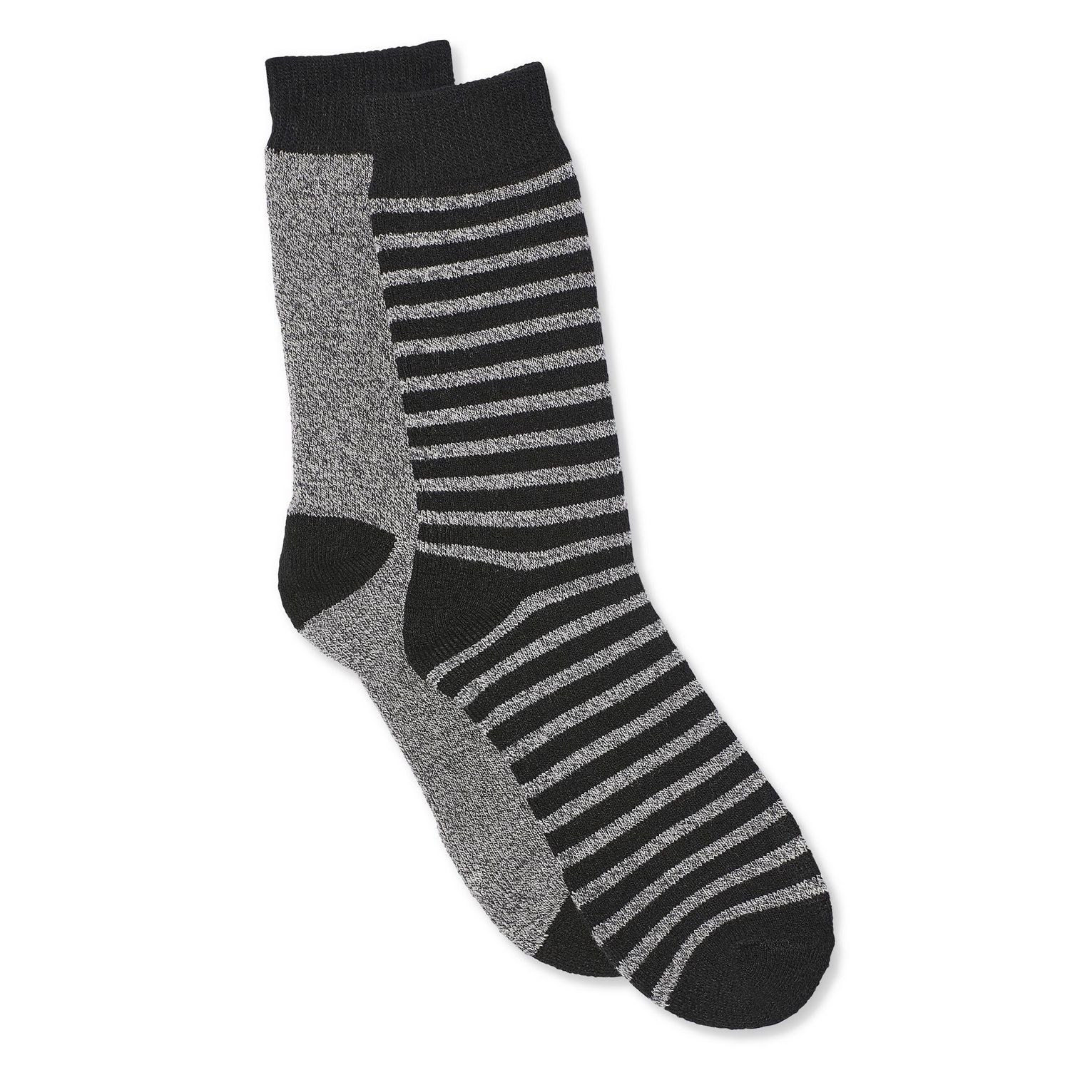 Athletic Works Men's Thermal Crew Socks 2Pack Walmart Canada