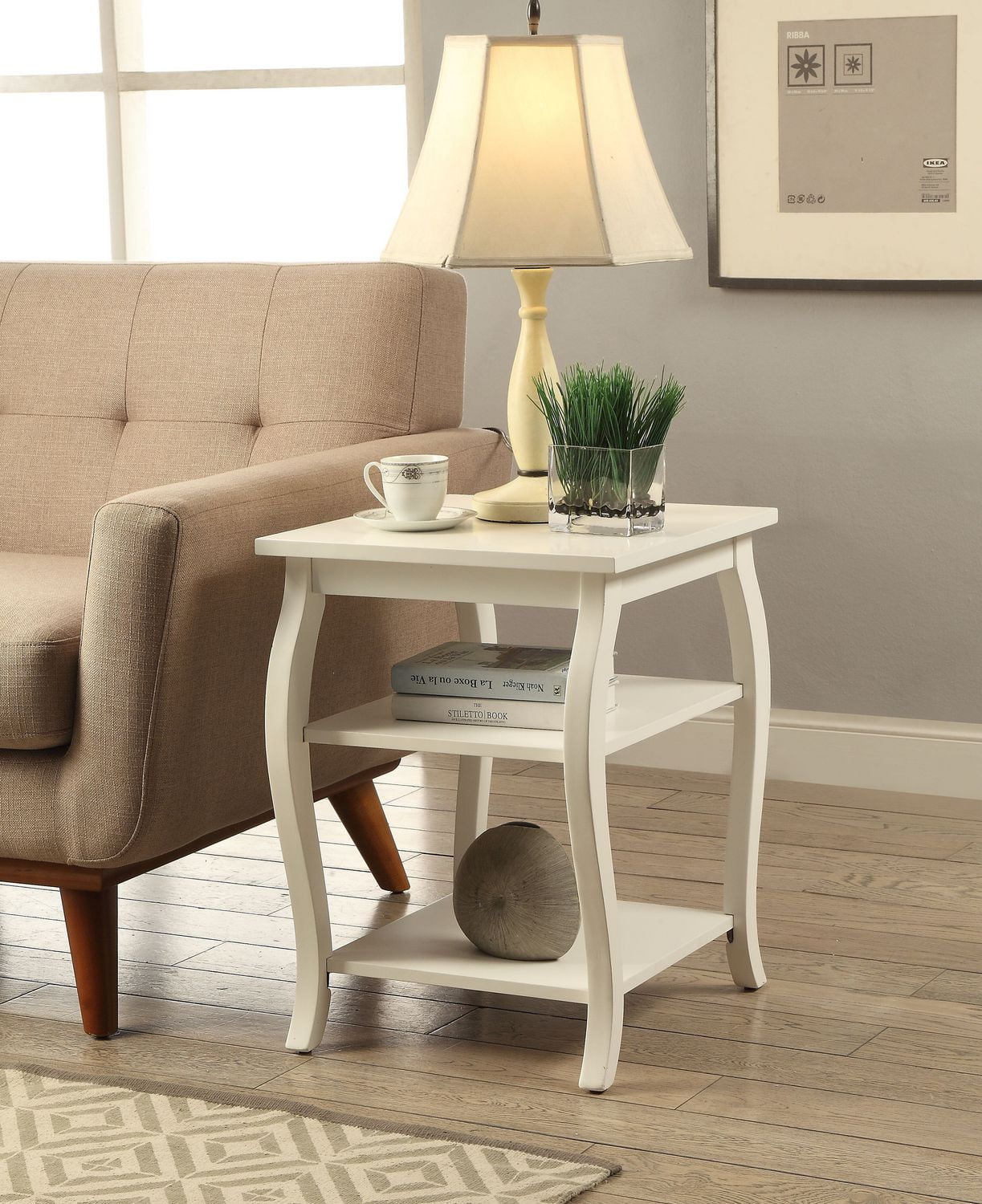 ACME Becci End Table in White Walmart Canada