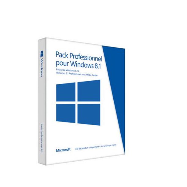 Microsoft Windows 8.1 Pro Pack - français