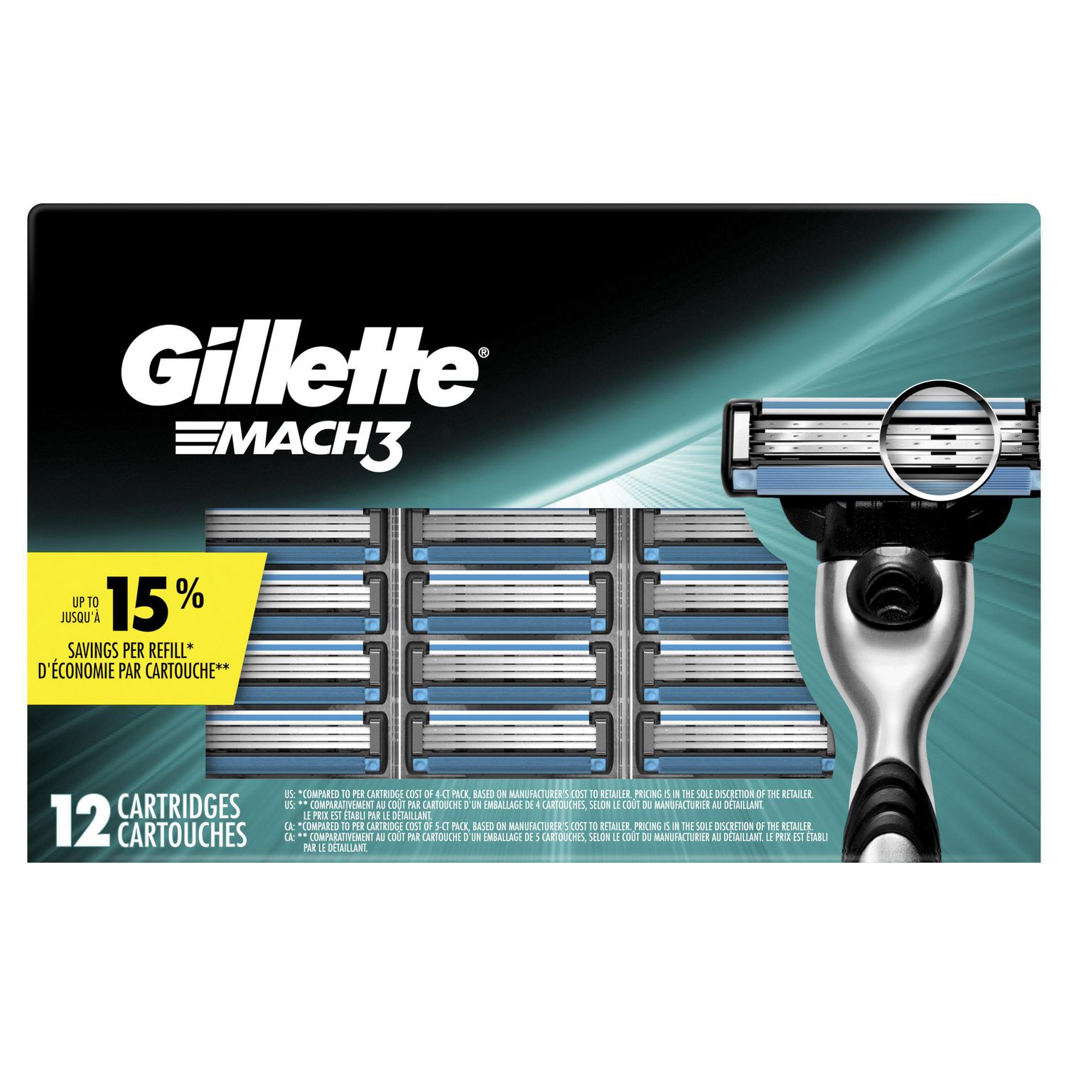 Lames de rasoir Gillette Mach 3 - MAX4
