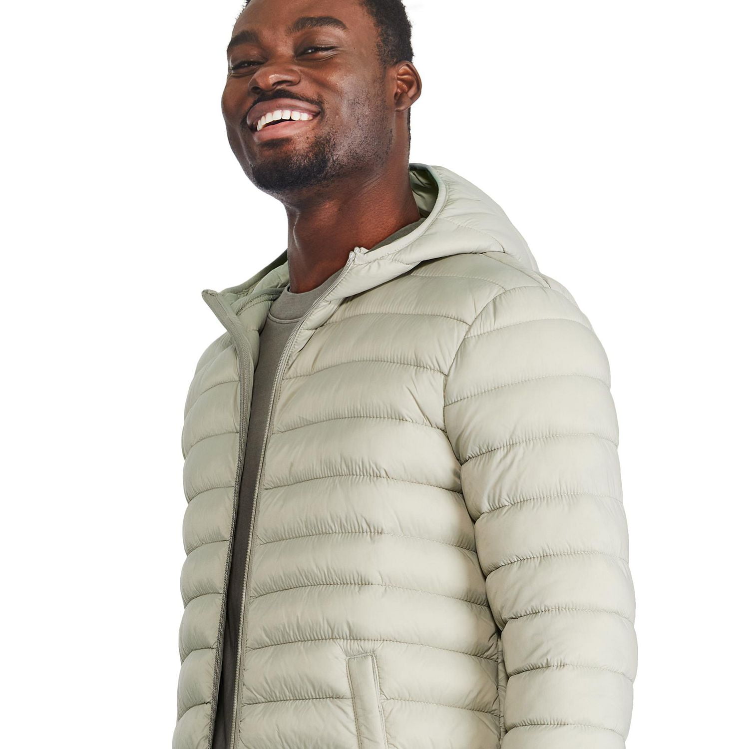 George Men's Packable Puffer Jacket, Sizes S-2XL