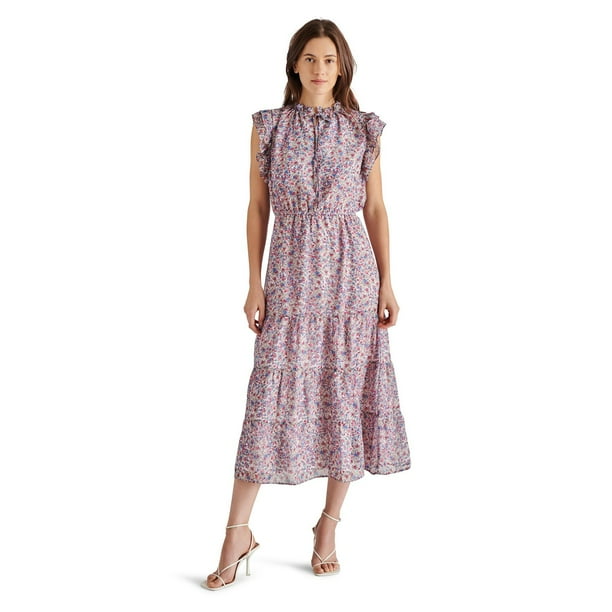 Rib Knit Midi Dress BB Dakota Sarah Dress Black Rib-Knit Midi Dress With Side Snap Slit, Size LG (US 10-12) Side Slit Dress Rib Knit Midi Dress BB Dakota Sarah Dress Black Rib-Knit Midi Dress With Side Snap Slit, Size LG (US 10-12) Side Slit Dress