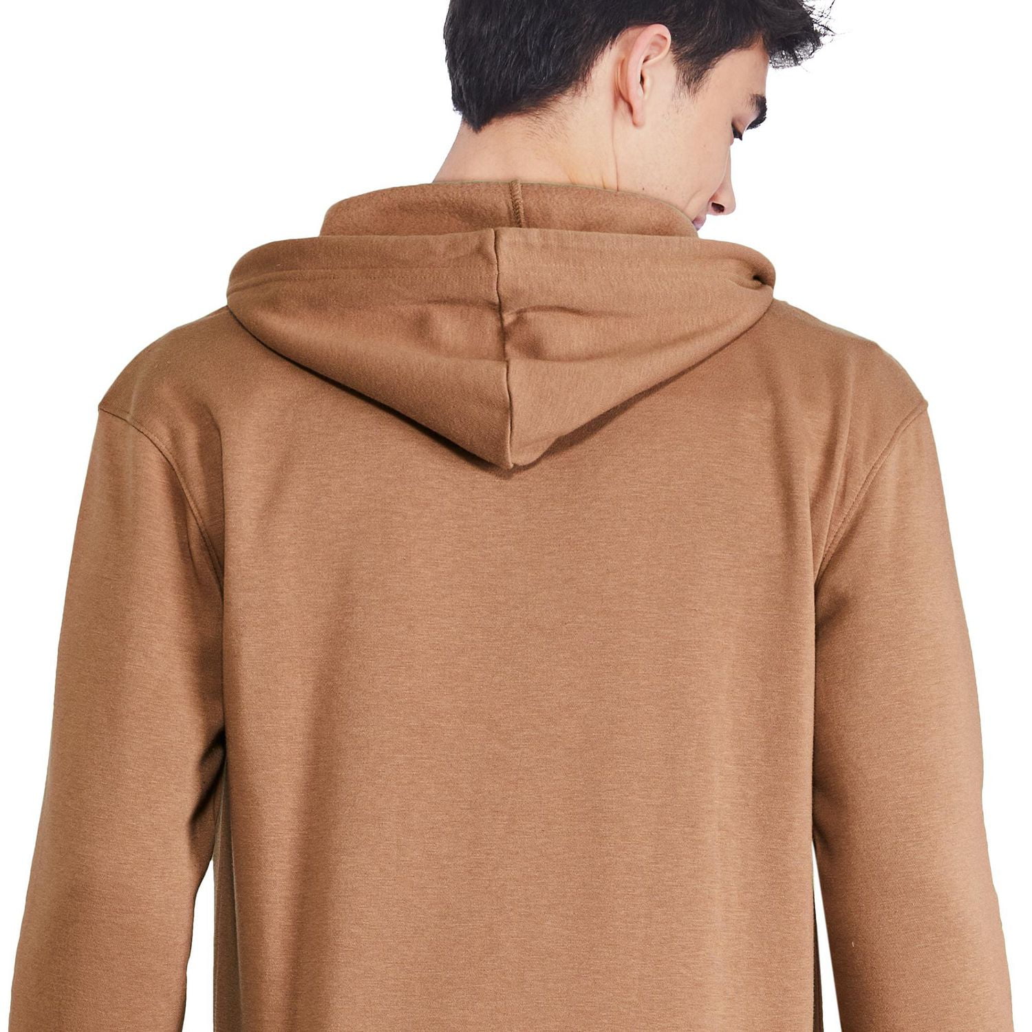 Haut à capuchon zippé sur la longueur George pour hommes Tailles P-2XL