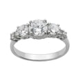 thumbnail image 1 of PAJ Sterling Silver Cubic Zirconia 7-stone Ring, 1 of 1