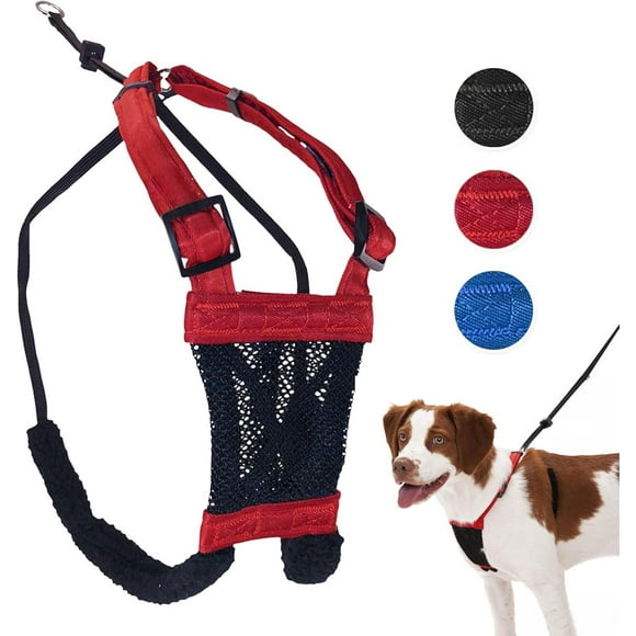 Sporn No Pull Dog Harness, Anti-Pull Mesh Dog Harness, Breathable & Easy, Red, Medium, 1 Medium Harness