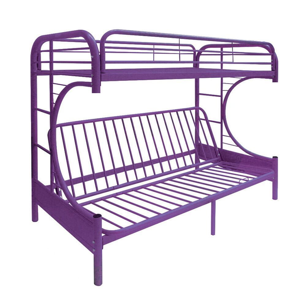 ACME Eclipse Twin over Full Futon Bunk Bed in Purple Walmart Canada
