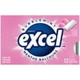thumbnail image 1 of EXCEL, Bubblemint Flavoured Sugar Free Chewing Gum, 12 Pieces, 1Pack, 1 of 8