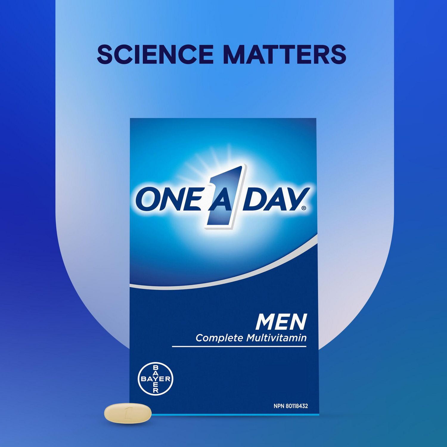 Multivitamines One A Day pour hommes – Vitamines quotidiennes pour hommes, contenant des vitamines A, C et D et du zinc pour soutenir la santé immunitaire, des vitamines E et B12, du magnésium et du calcium