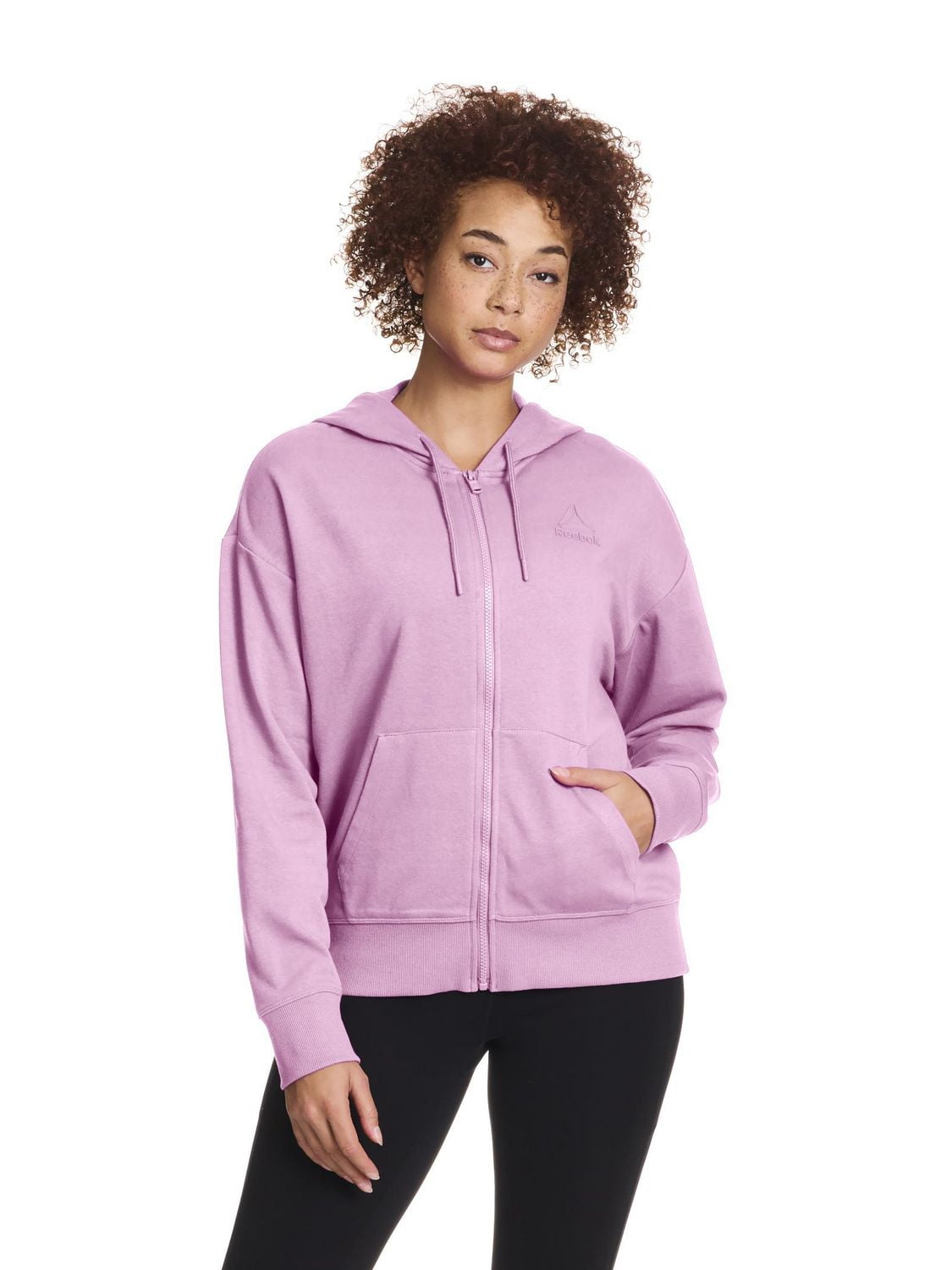 Sweat à capuche zippé pour femme Reebok Foundation Tailles XS-2XL