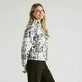 thumbnail image 2 of Mexx Women’s Quilted Printed Bomber Jacket, 2 of 5