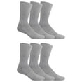 thumbnail image 1 of Athletic Works Men's Cotton Crew Socks 6-Pack, 1 of 5
