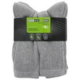 thumbnail image 2 of Athletic Works Men's Cotton Crew Socks 6-Pack, 2 of 5
