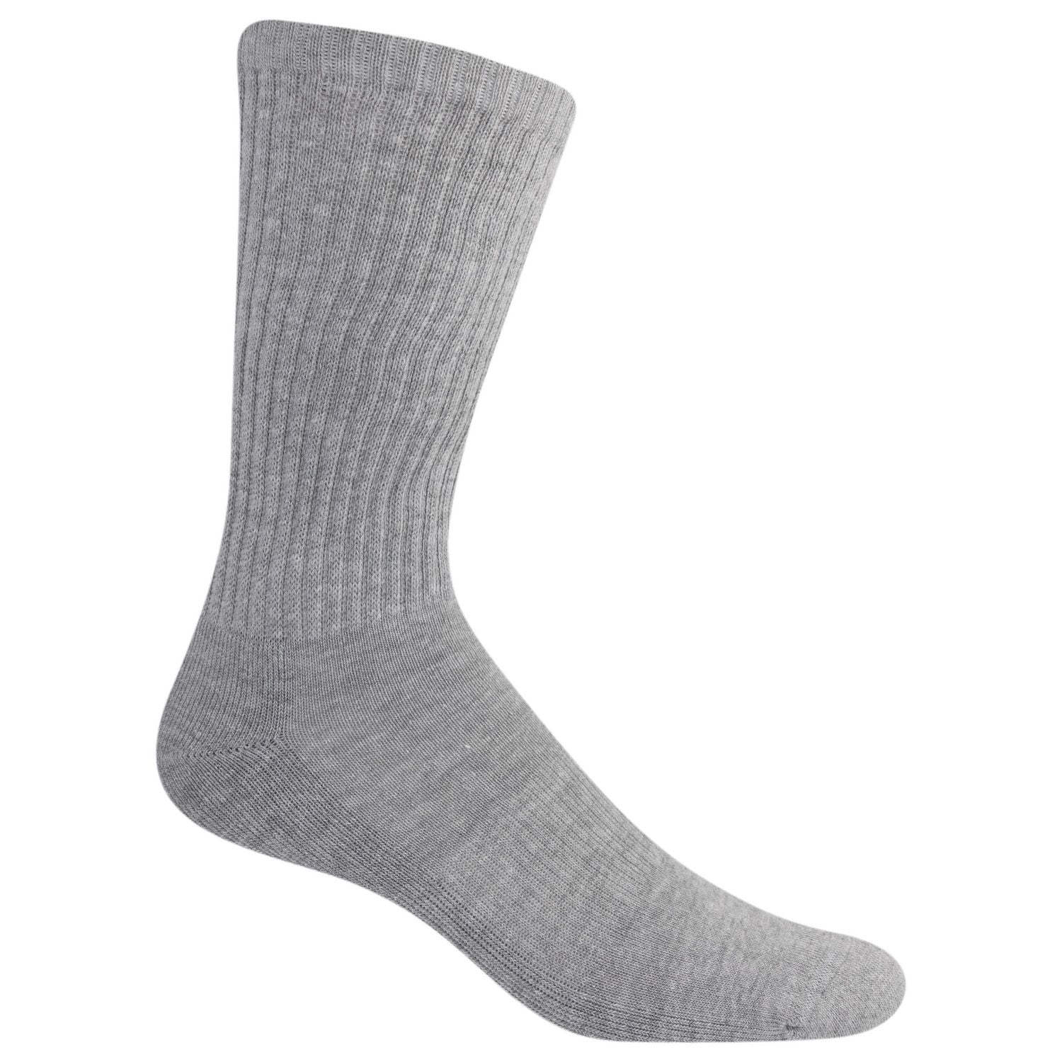 Lot de 6 paires de mi-chaussettes en coton Athletic Works pour hommes