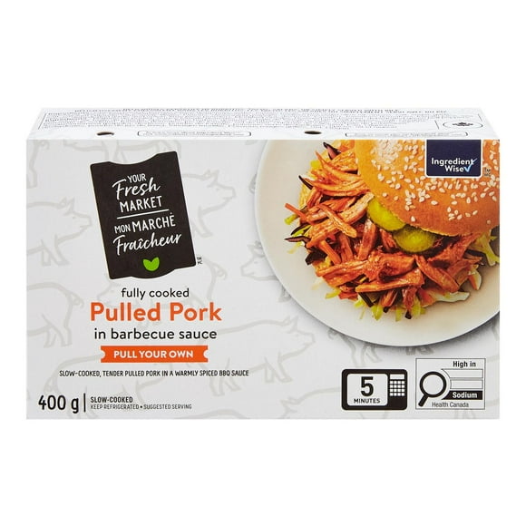 Your Fresh Market Fully Cooked Pork in Barbecue Sauce, 400 g
