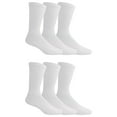 thumbnail image 1 of Athletic Works Men's Cotton Crew Socks 6-Pack, 1 of 5