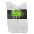 thumbnail image 2 of Athletic Works Men's Cotton Crew Socks 6-Pack, 2 of 5