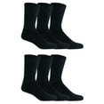 thumbnail image 1 of Athletic Works Men's Cotton Crew Socks 6-Pack, 1 of 5