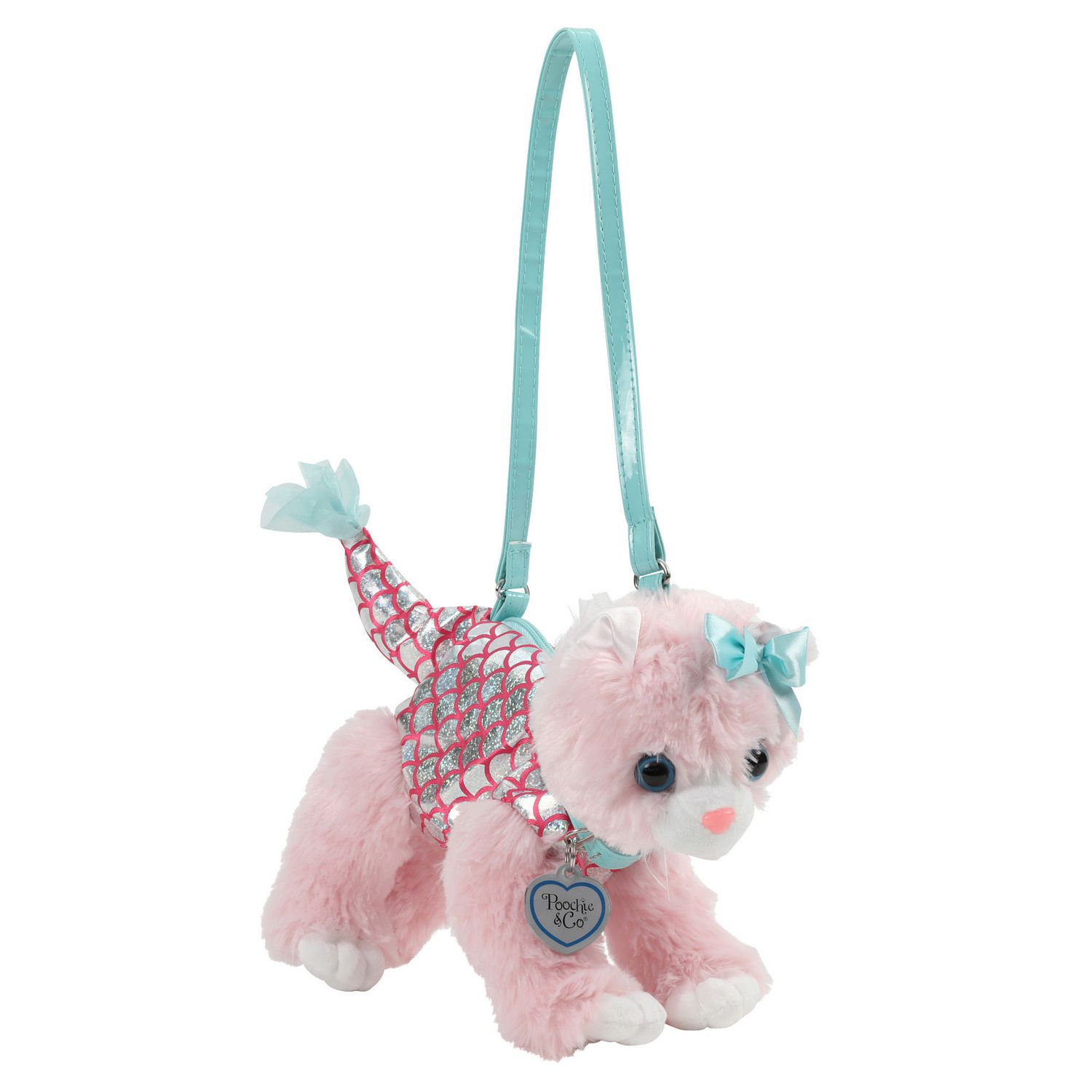 Poochie and Co. Cat with Mermaid Tail Plush Purse | Walmart Canada