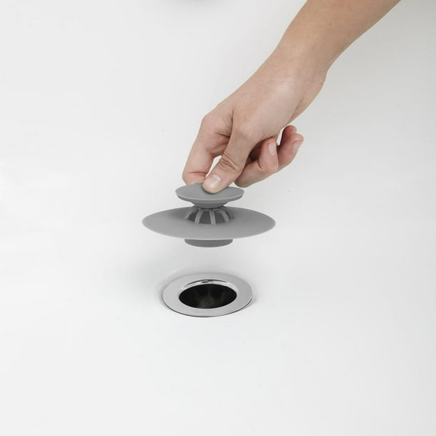 Umbra Flex Drain Stop & Hair Catcher - Grey