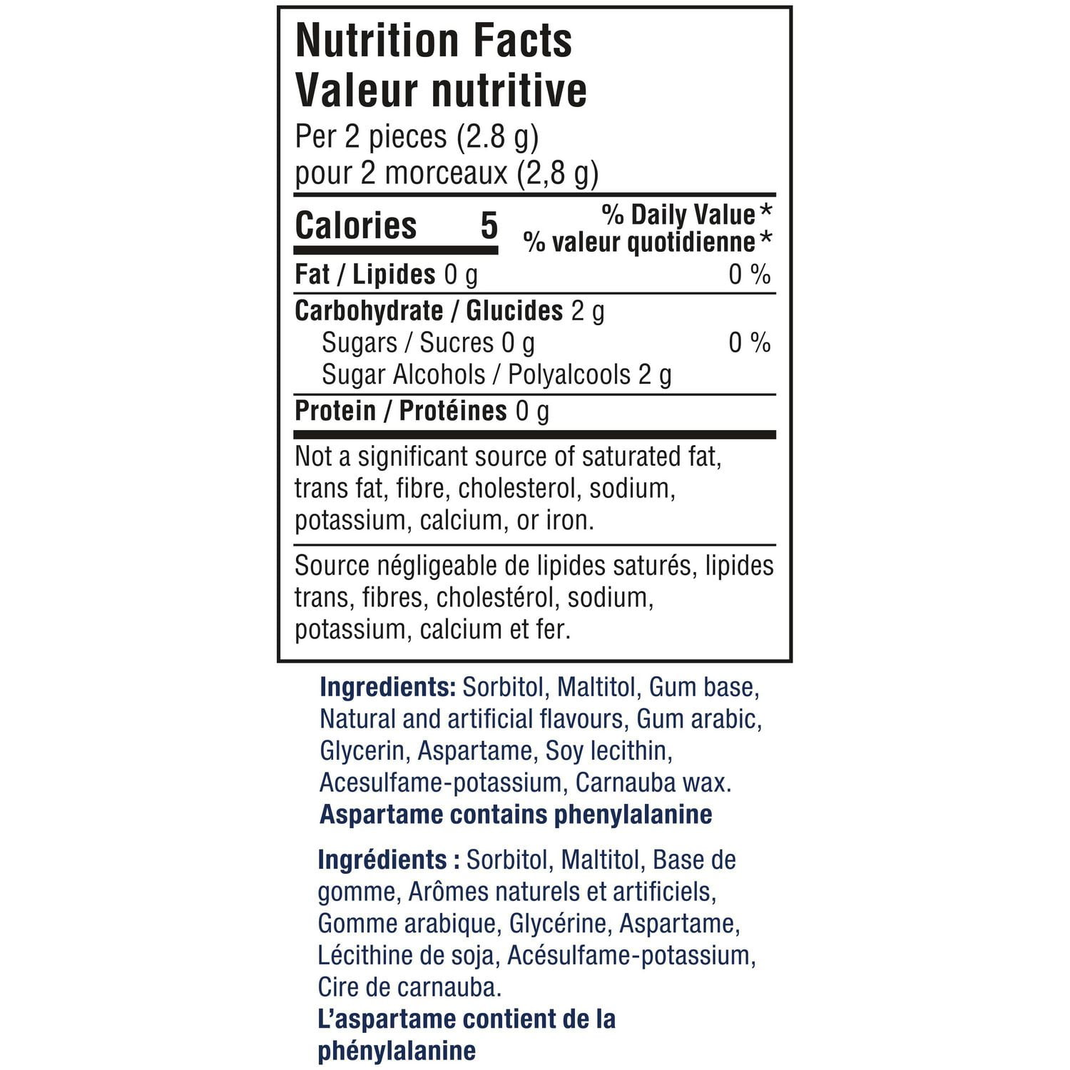 EXCEL, Winterfresh Flavoured Sugar Free Chewing Gum, 12 Pieces, 1 Pack, 4 Packs, 12 Pellets/Pack