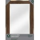 Miroirs décoratifs en bois et en métal 38.5 X 27.5 – image 1 sur 1